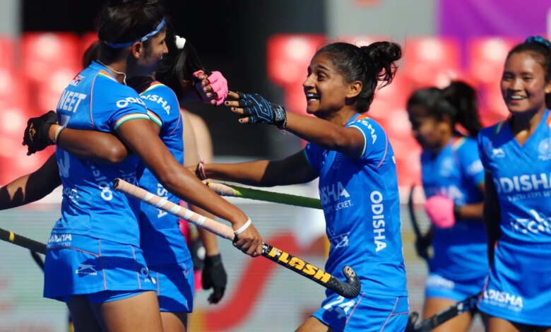Navneet's Brace Hands India won 3-1 over Japan, finishing 9th at the Women's Hockey World Cup