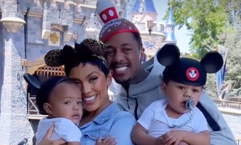 Watch Nick Cannon help his toddler twins learn to walk