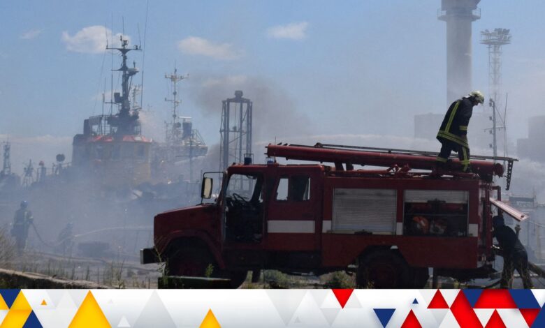 Ukraine War: Volodymyr Zelenskyy 'barbaric' attack on Russia after attack on Odesa port |  World News
