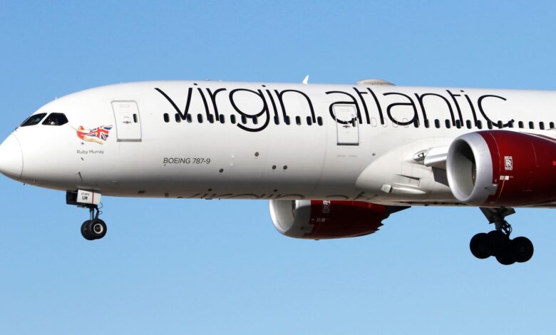 Virgin Atlantic plane. File pic: AP
