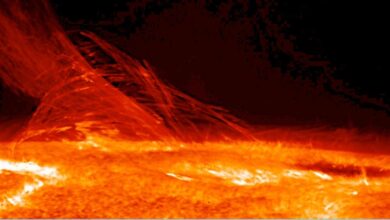 Terrible!  Massive solar storm and satellite impact: Lost in space