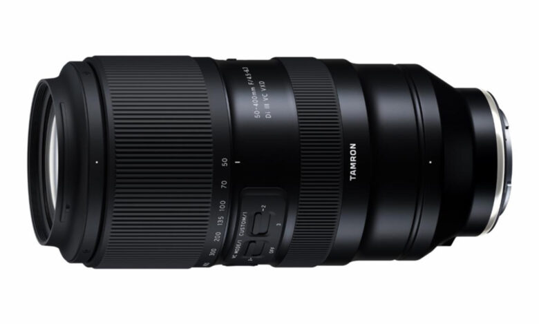 Tamron Announces Development of Ultra-Versatile 50-400mm F/4.5-6.3 Di III VC VXD Lens