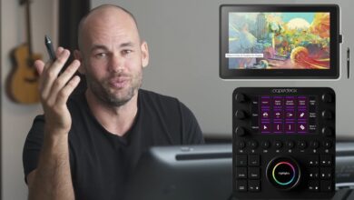 Edit photos with the Wacom Cintique 22" and Loupedeck CT