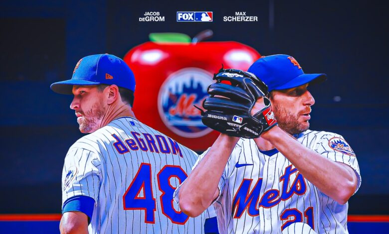 Max Scherzer, Jacob deGrom have to wear Mets after most recent injury