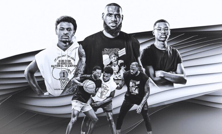 LeBron James wants to play with his son Bronny and Bryce