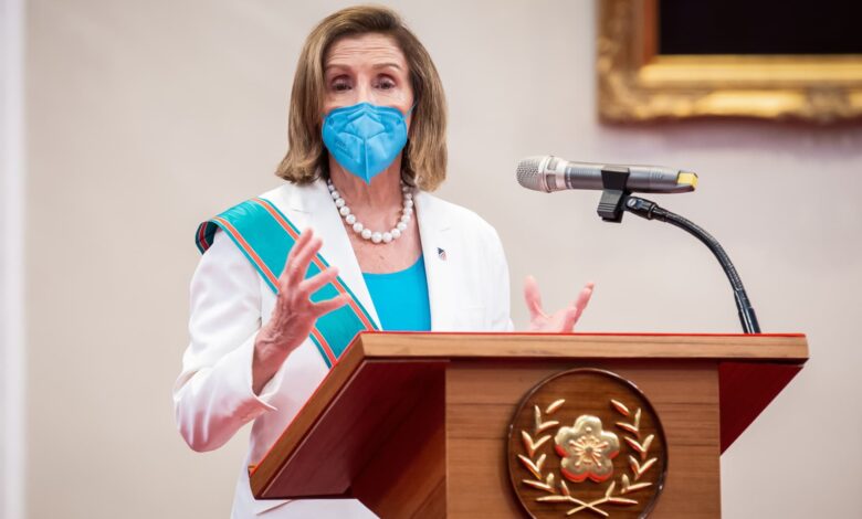 Pelosi leaves Taiwan as China angrily holds military exercises