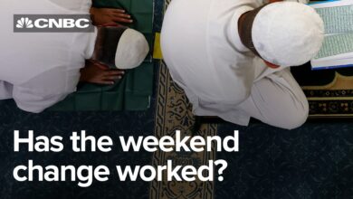 What happened after the UAE changed the working week