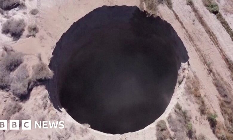 Authorities investigate after mysterious sinkhole appeared in Chile