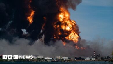 Cuban gasoline warehouse fire spreads to third tank