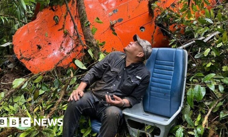 Panamanian politician posts SOS after crashing his car in the woods