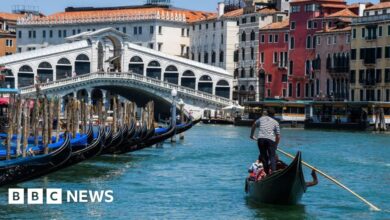 Surfers on Venice's Grand Canal spark the mayor's fury