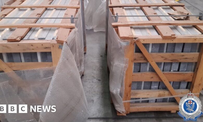 Australia drug bust: Largest quantity of crystal meth ever found in marble