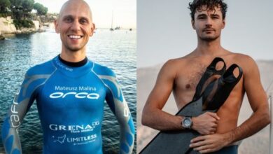 Mateusz Malina and Arnaud Jerald set new world records at Vertical Blue 2022