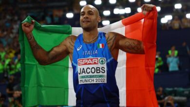 Olympic champion Jacobs wins men's European 100m title