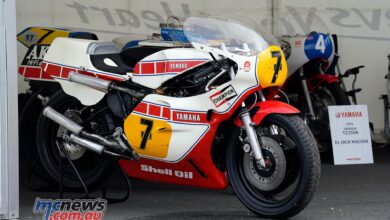 Yamaha Racing Heritage Club on display and in action at Donington Park