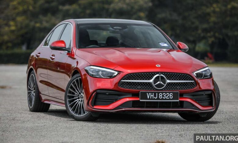 2022 Mercedes-Benz C-Class C200, C300 W206 CKD launched in Malaysia