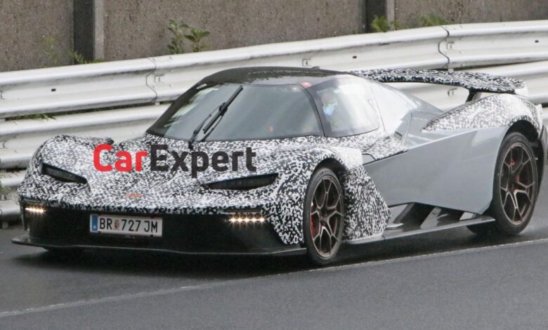 2023 KTM X-Bow GT-XR spying at the Nurburgring