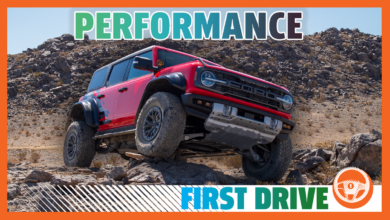 How the 2022 Ford Bronco Raptor drives on and off