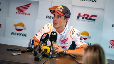 MotoGP racer Marc Marquez is ready to practice on motorbike again