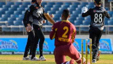 New Zealand beat the West Indies by 13 points in the first T20;  The stars Williamson, Santner, Neesham