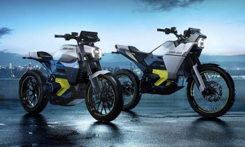 Can-Am launches two electric motorcycles for off-road and terrain