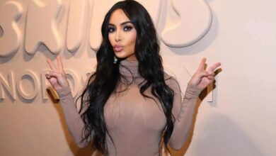 Kim Kardashian Denies Claims That SKIMS Body Tape "Ripped Skin Off"