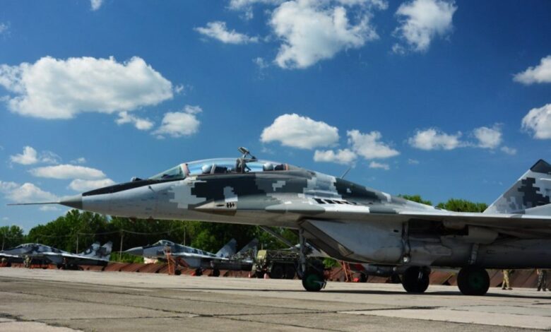 Ukraine defense ministry file photo of a MiG-29 Fulcrum