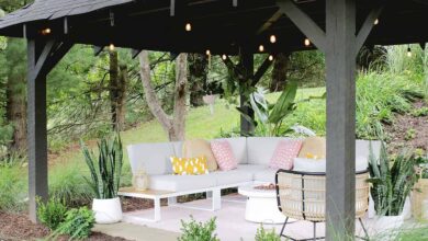 A backyard makeover for our outdoor pavilion (Before + After!)