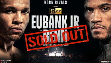 Eubank Jr vs Benn proves its importance by selling out in record time