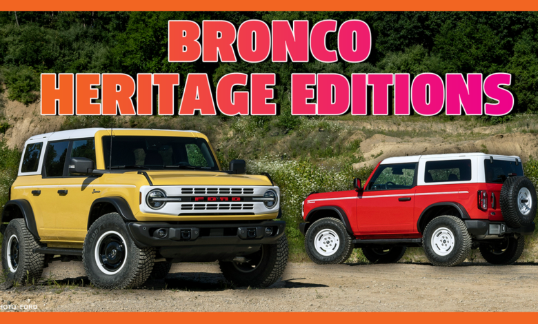 The 2023 Ford Bronco Heritage Edition is extremely cool