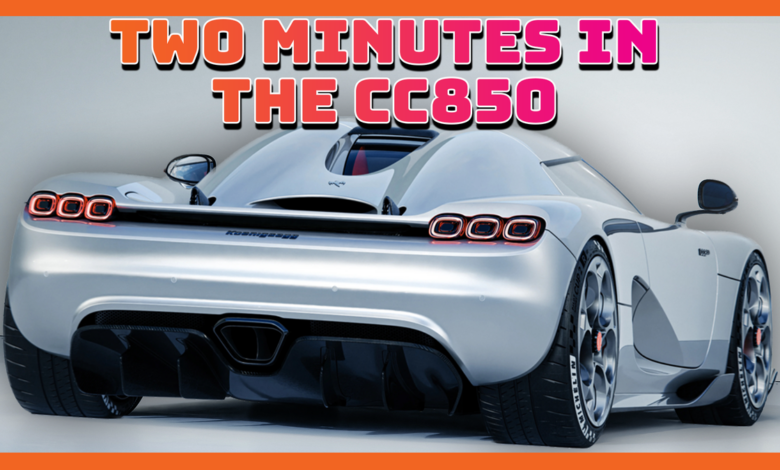 Two Minutes in CC850 with Christian von Koenigsegg