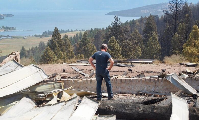 Montana couple built their dream home, only to have it burn down in minutes: NPR