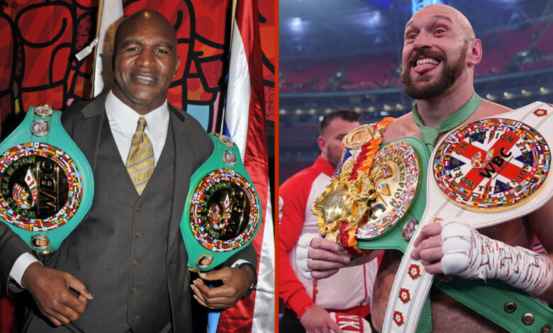 Evander Holyfield Reveals Who He's 'Backing' To Beating Tyson Fury