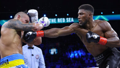 Anthony Joshua wants the ring back quickly and 'will fight anyone'