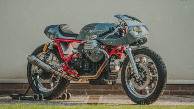 Moto Guzzi 1000 SP café racer by Fuchs Workshop