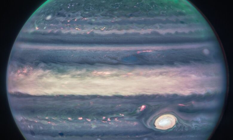 NASA's James Webb Telescope Captures New Images of Jupiter's Aurora, Rings: NPR