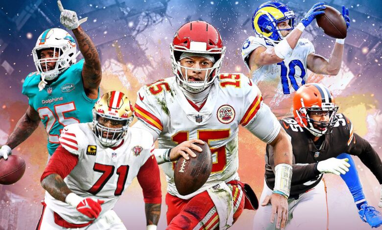 NFL Rank 2022 - Predicting the top 100 players, with stats, notes and quotes for the league's best, including Patrick Mahomes at No. 1