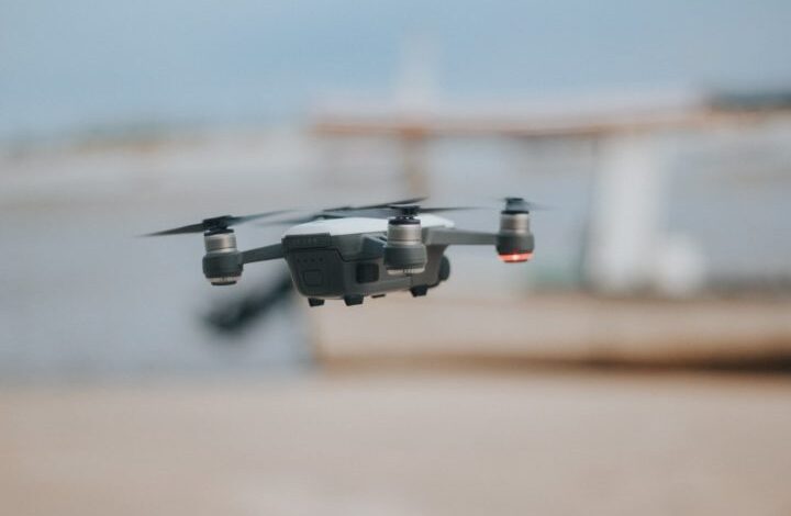 A drone in flight. Image credit: Pok Rie via Pexels, free license