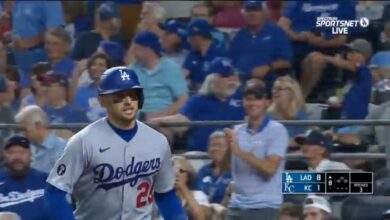 Trayce Thompson hits three-run home run in Dodgers