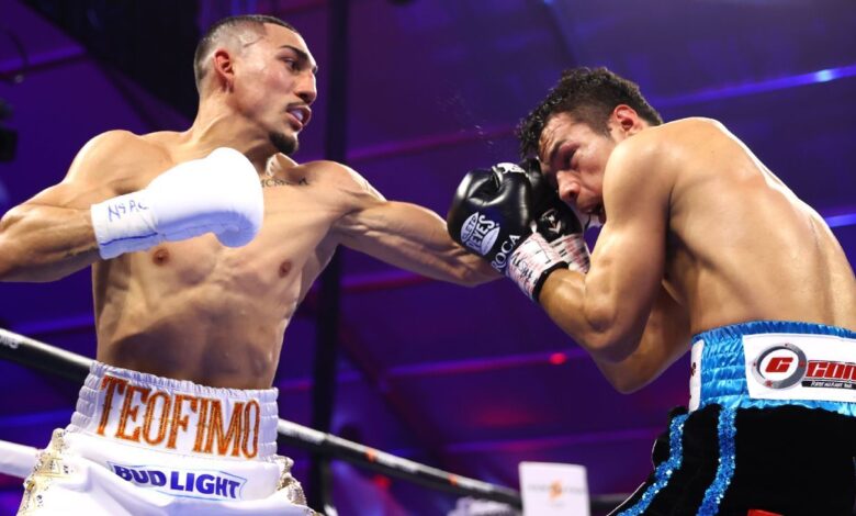 Teofimo Lopez won, but is he a threat at 140 pounds?  Maybe not yet
