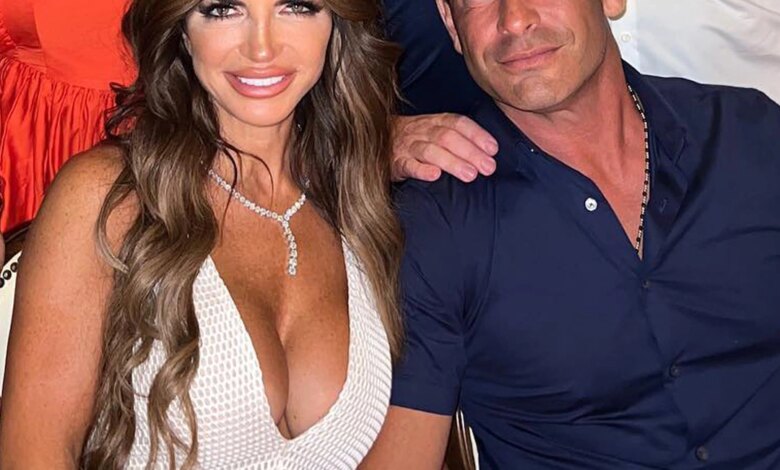 Teresa Giudice and Luis Ruelas celebrate during a rehearsal dinner