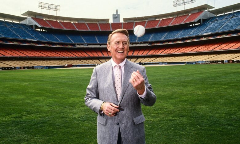 Vin Scully, 67-year Dodgers broadcaster, dies at 94
