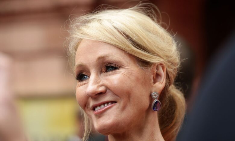 JK Rowling arriving for the opening gala performance of Harry Potter and Cursed Child, at the Palace Theatre in London. PRESS ASSOCIATION Photo. Picture date: Saturday July 30, 2016. Photo credit should read: Yui Mok/PA Wire