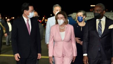 Nancy Pelosi arrives in Taiwan as Beijing threatens 'serious consequences' |  World News