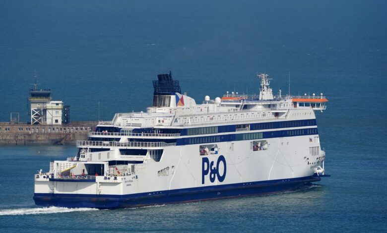 P&O Ferries have restarted cross-Channel sailings for tourists for the first time since sacking nearly 800 workers