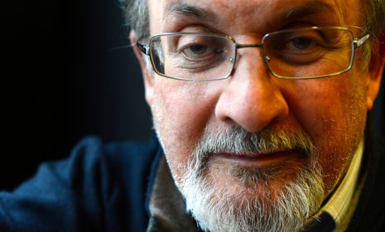 Author Salman Rushdie poses for a photograph after an interview with Reuters in central London, September 28, 2012. Rushdie, best known for his Booker Prize-winning 1981 novel "Midnight's Children", has written a 633-page account of his time under police protection in Britain, telling in detail what it was like to live in the eye of a storm. REUTERS/Paul Hackett (BRITAIN - Tags: ENTERTAINMENT PROFILE)