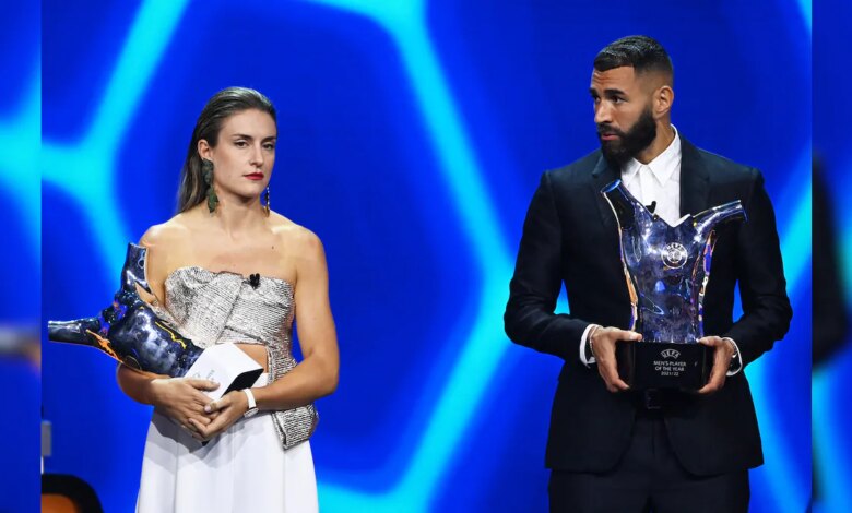 Karim Benzema and Alexia Putellas win UEFA Player of the Year award