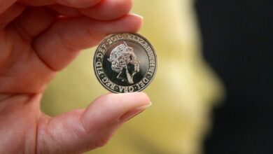 The billion coin features a portrait of Queen Elizabeth II.  What now?