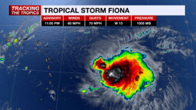 Tropical Storm Fiona Brings Heavy Rain to Puerto Rico