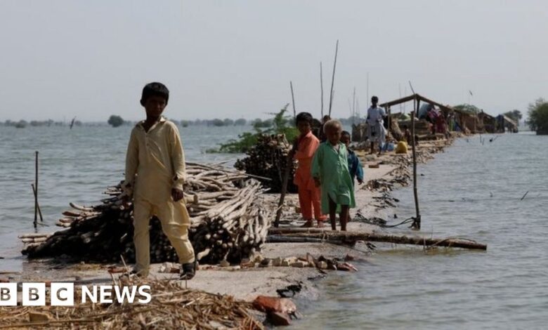 Flooding in Pakistan: The largest lake subsided amid the race to save victims